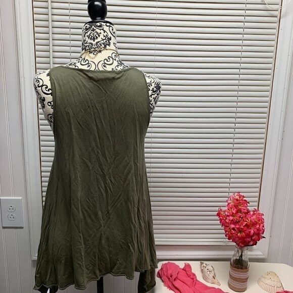 Michael Kors Sleeveless High/Lo Tank Small - Picture 2 of 5